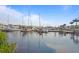 Tranquil marina view with many boats and yachts at 423 Bahia Beach Blvd, Ruskin, FL 33570