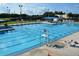 Large community swimming pool with lanes at 4440 Fairways Blvd # 206, Bradenton, FL 34209