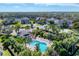 Aerial view of homes and community pool in Arbor Reserve at 4711 Garden Arbor Way, Bradenton, FL 34203