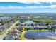 Aerial view of Arbor Reserve community, showcasing houses and lakes at 4711 Garden Arbor Way, Bradenton, FL 34203