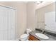 Clean bathroom with granite vanity and updated toilet at 4711 Garden Arbor Way, Bradenton, FL 34203