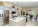 Modern kitchen with stainless steel appliances and light gray cabinets at 5118 Chateau Ct, Sarasota, FL 34238