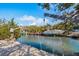 Private boat lift and canal access at 550 De Narvaez Dr, Longboat Key, FL 34228