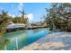 Scenic view of the canal and docked boats at 550 De Narvaez Dr, Longboat Key, FL 34228