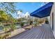 Spacious deck overlooking the canal, perfect for relaxation at 550 De Narvaez Dr, Longboat Key, FL 34228