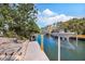 Enjoy easy water access with this private dock at 550 De Narvaez Dr, Longboat Key, FL 34228