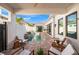 Relaxing pool area with lounge chairs and a small waterfall feature at 6039 Salt Grass St, Bradenton, FL 34210