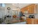 Fully equipped kitchen, granite counters, wood cabinets at 6920 74Th Street E Cir, Bradenton, FL 34203