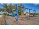 Playground with swings and play equipment at 6920 74Th Street E Cir, Bradenton, FL 34203