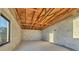 Unfinished room with exposed wooden beams at 6939 Bee Ridge Rd, Sarasota, FL 34241