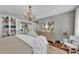 Spacious main bedroom featuring a walk-in closet, white furniture, and ample natural light at 7820 Seville Cir, Bradenton, FL 34209