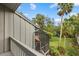 Screened balcony with views of tropical landscaping at 1444 Landings Cir # 72, Sarasota, FL 34231