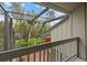 Private balcony overlooking lush landscape at 1444 Landings Cir # 72, Sarasota, FL 34231