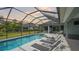 Beautiful pool with a hot tub and plenty of space for seating at 16307 29Th E Ct, Parrish, FL 34219