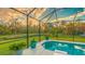 Screened pool with a view of the sunset at 16307 29Th E Ct, Parrish, FL 34219