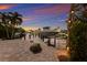 Private dock with boat lift and lights at 201 N Harbor Dr, Holmes Beach, FL 34217