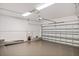 Garage with automatic door opener and ample storage at 201 N Harbor Dr, Holmes Beach, FL 34217