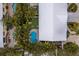 Overhead view of home and surrounding landscape at 205 82Nd St # East, Holmes Beach, FL 34217