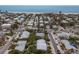 Aerial view showing a home's location near the beach within a residential area at 205 82Nd St # East, Holmes Beach, FL 34217