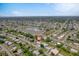 Aerial view showing single-Gathering home's location in neighborhood at 21970 Cellini Ave, Port Charlotte, FL 33952