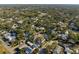 Aerial view of home's location amongst other houses in a residential area at 2511 Prospect St, Sarasota, FL 34239