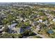 Aerial view highlighting home's location in a tree-lined neighborhood at 2511 Prospect St, Sarasota, FL 34239