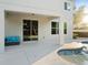 Modern pool and patio with sliding glass doors at 2511 Prospect St, Sarasota, FL 34239