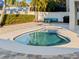 Inviting kidney-shaped swimming pool in backyard at 2511 Prospect St, Sarasota, FL 34239