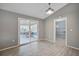 Spacious dining area with sliding glass doors leading to a patio at 3110 Elmer St, Sarasota, FL 34231