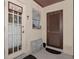 Inviting entryway with a charming front door at 3206 Ramblewood N Dr # 18D, Sarasota, FL 34237
