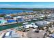 Aerial view of luxury waterfront homes and neighborhood at 3611 99Th W St, Bradenton, FL 34210