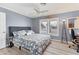 Spacious bedroom with a queen bed and a view at 3611 99Th W St, Bradenton, FL 34210