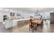 Modern kitchen with stainless steel appliances and a large island at 3611 99Th W St, Bradenton, FL 34210