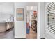 Well-organized pantry with ample shelving for storage at 3611 99Th W St, Bradenton, FL 34210