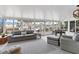Relaxing sunroom with water views and comfortable seating at 3611 99Th W St, Bradenton, FL 34210