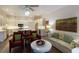 Bright kitchen with stainless steel appliances and white cabinetry at 3649 Wilderness W Blvd, Parrish, FL 34219