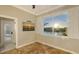 Flex room with travertine floors and water views at 400 N Washington Dr, Sarasota, FL 34236