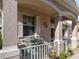 Small front porch with a table and chairs at 4153 Lenox Blvd, Venice, FL 34293