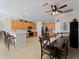 Modern kitchen with stainless steel appliances and ample cabinetry at 4153 Lenox Blvd, Venice, FL 34293