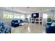 Relaxing community room with comfortable seating and a library at 4515 45Th W Ave # 201A, Bradenton, FL 34210