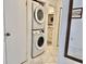 Stackable washer and dryer in the laundry closet at 4515 45Th W Ave # 201A, Bradenton, FL 34210