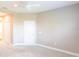 Neutral bedroom shows a closet, interior doors, and neutral carpet and walls at 4739 Willow Bend Ave, Parrish, FL 34219