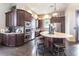 Modern kitchen with stainless steel appliances and an island at 5814 Cavano Dr, Sarasota, FL 34231