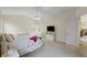 Spacious main bedroom featuring a ceiling fan, and plenty of natural light at 6211 Skyward Ct, Bradenton, FL 34203