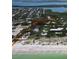 Property location shown with a view of the coastline and nearby amenities at 6330 Laguna Dr, Longboat Key, FL 34228