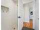Modern shower with subway tile and glass enclosure at 6330 Laguna Dr, Longboat Key, FL 34228