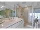 Bathroom with walk-in shower at 6430 Sun Eagle Ln # 201, Bradenton, FL 34210