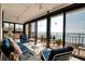 Living room with panoramic ocean view at 6430 Sun Eagle Ln # 201, Bradenton, FL 34210