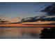 Serene waterfront view with sunset colors at 6430 Sun Eagle Ln # 201, Bradenton, FL 34210