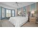Charming main bedroom featuring natural light from large windows and calming tones for a relaxing atmosphere at 6609 Stone River Rd # 206, Bradenton, FL 34203